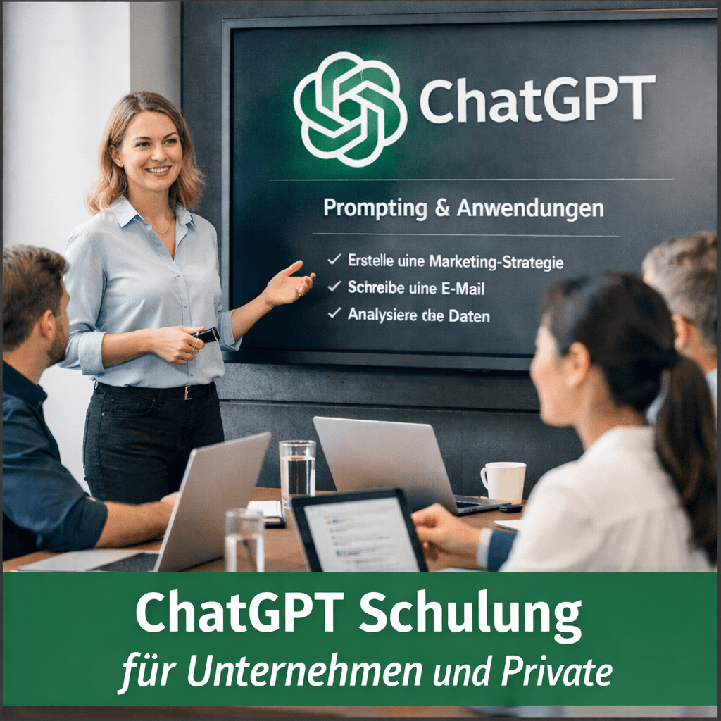ChatGPT Kurse, Schulungen & Workshops für Unternehmen (KMU)