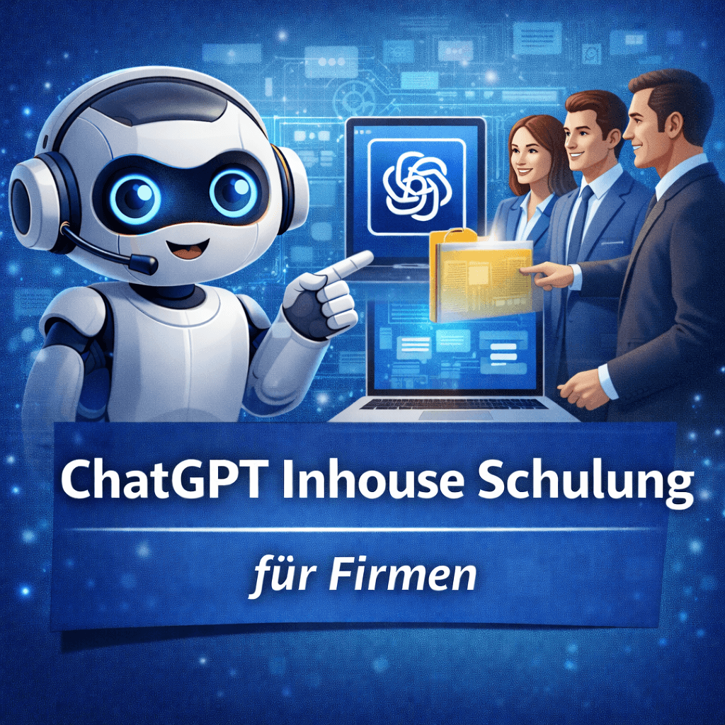 ChatGPT Inhouse Schulung Kurse & Workshops für Unternehmen und KMU